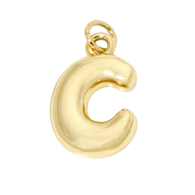 Bubble Letter "C" Charm