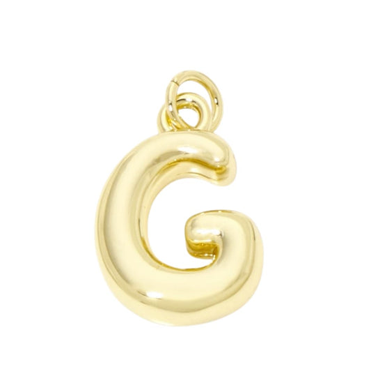 Bubble Letter "G" Charm - Elisa Charms