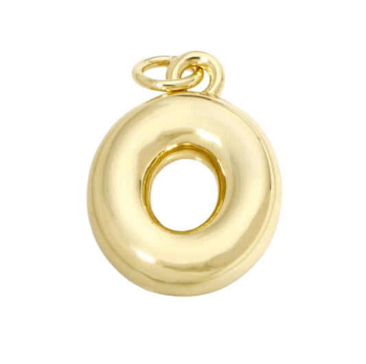 Bubble Letter "O" Charm - Elisa Charms