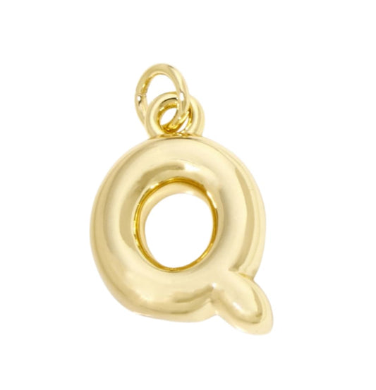 Bubble Letter "Q" Charm - Elisa Charms