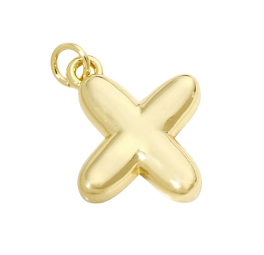 Bubble Letter "X" Charm - Elisa Charms