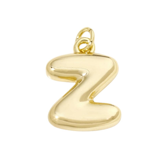 Bubble Letter "Z" Charm - Elisa Charms