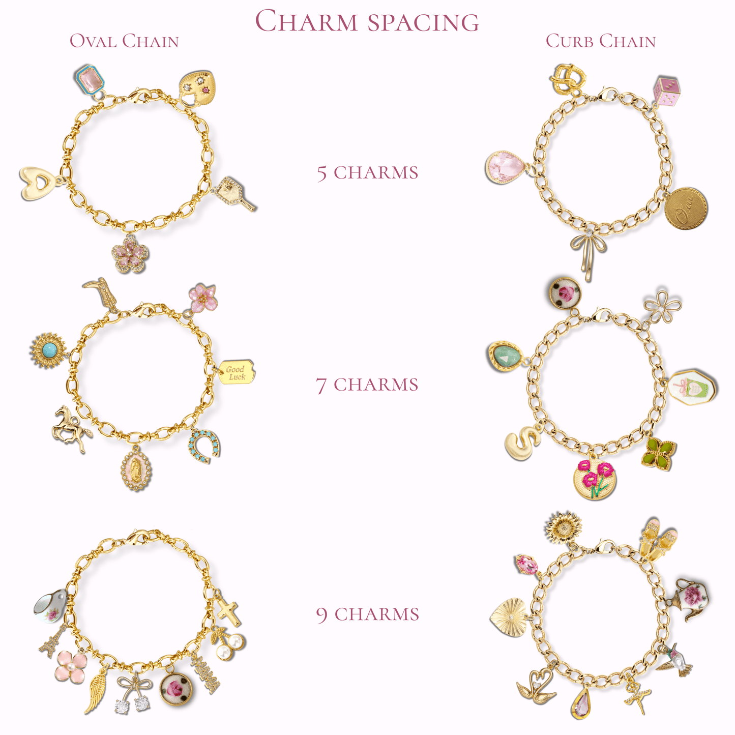 Build Your Own Charm Bracelet - Elisa Charms