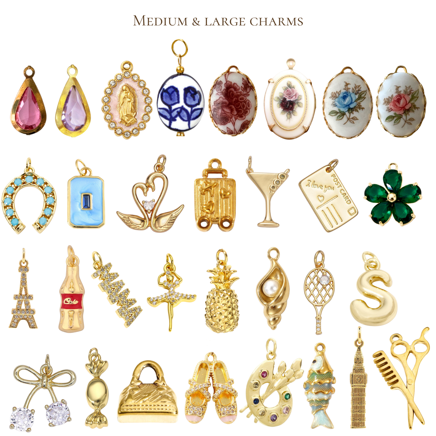 Build Your Own Clip On Charm Necklace - Elisa Charms