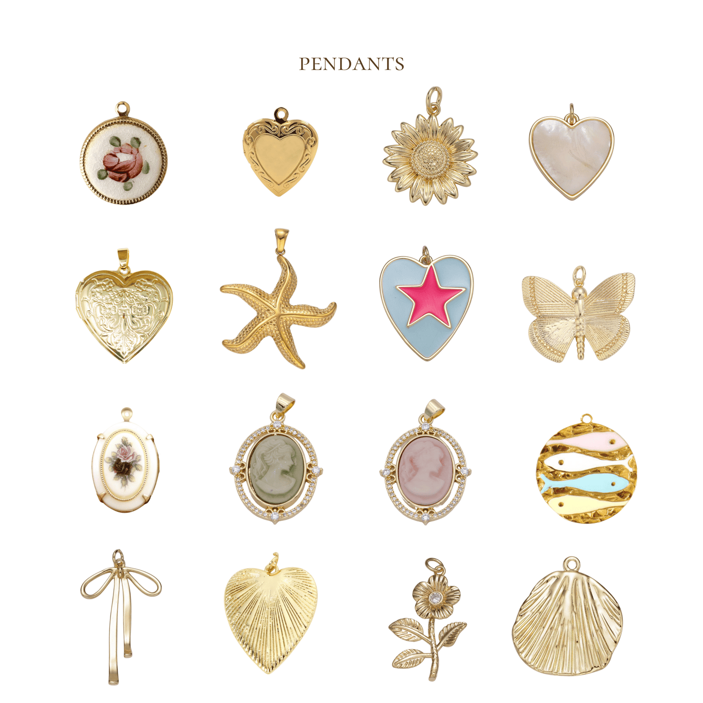 Build Your Own Clip On Charm Necklace - Elisa Charms