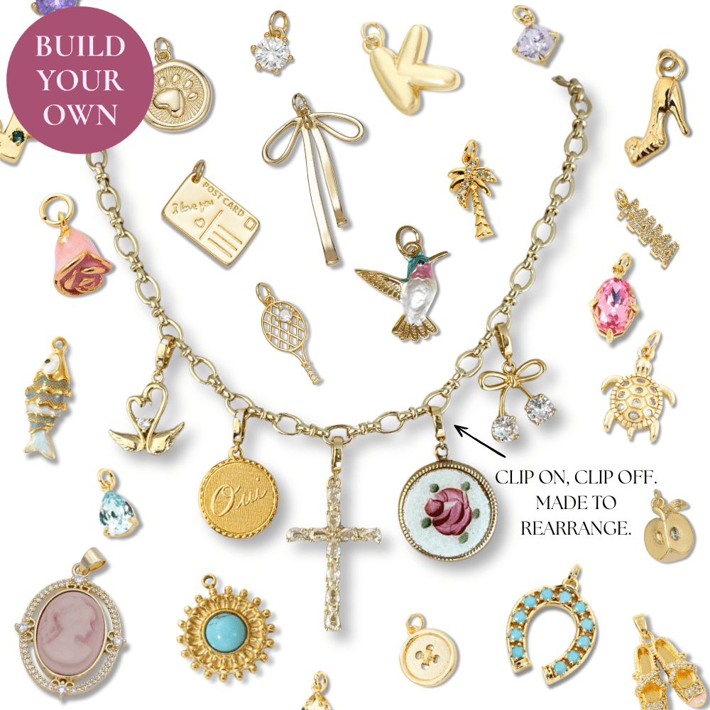 Build Your Own Clip On Charm Necklace - Elisa Charms