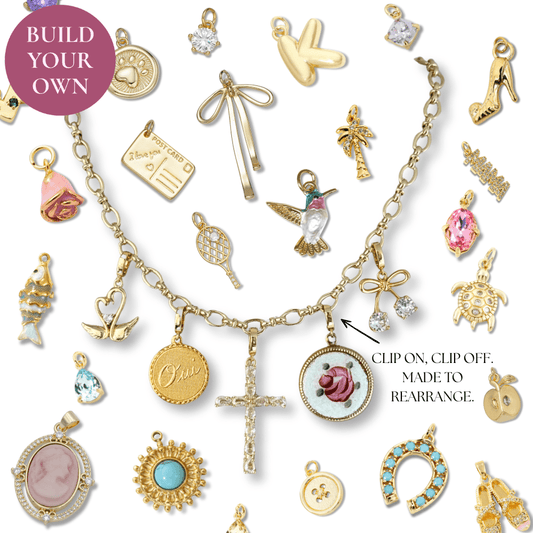 Build Your Own Clip On Charm Necklace - Elisa Charms