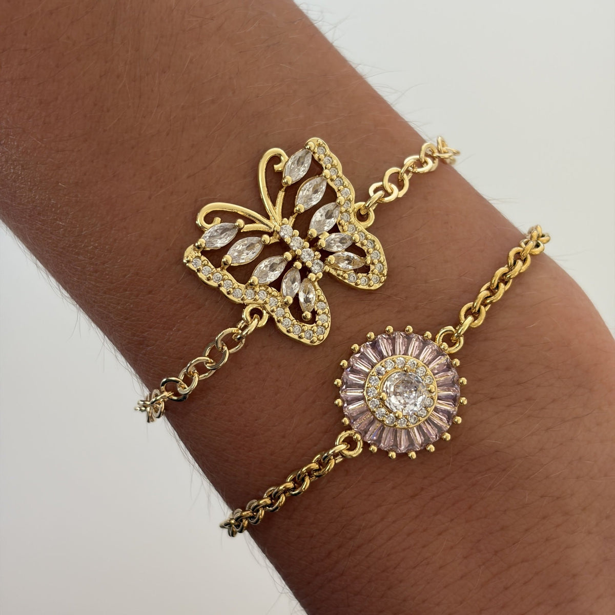 Butterfly Chain Bracelet - Elisa Charms