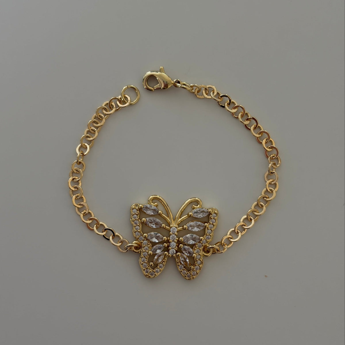 Butterfly Chain Bracelet - Elisa Charms