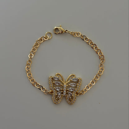 Butterfly Chain Bracelet - Elisa Charms