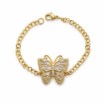 Butterfly Chain Bracelet - Elisa Charms