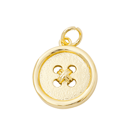 Button Charm - Elisa Charms