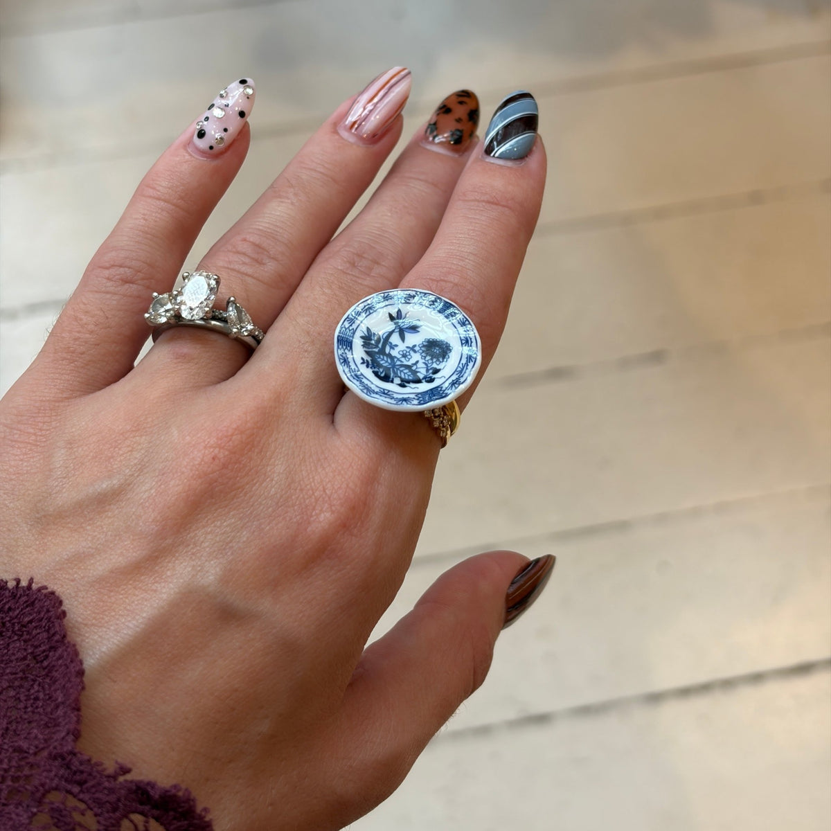 Camille Plate Ring - Elisa Charms