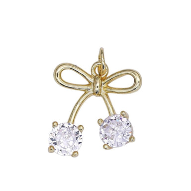 Cherry Bow Charm