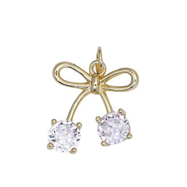 Cherry Bow Charm