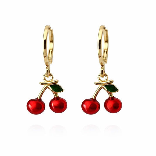 Cherry Dangle Earrings - Elisa Charms