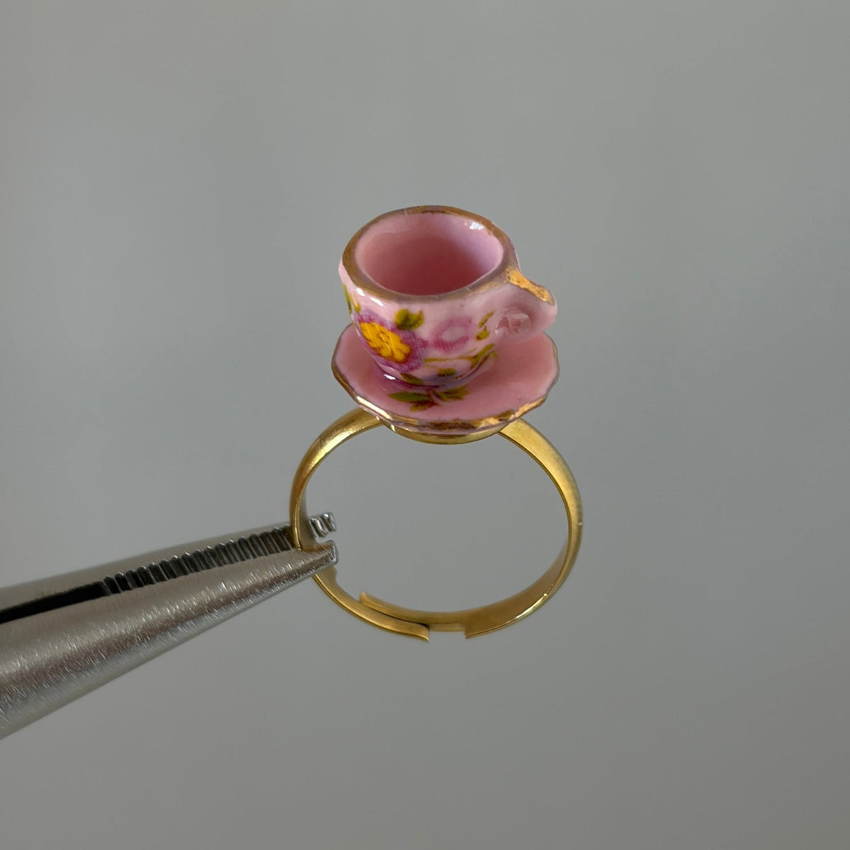 Chloe Teacup Ring - Elisa Charms