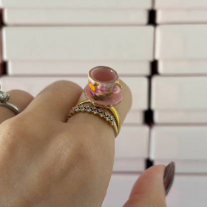Chloe Teacup Ring - Elisa Charms
