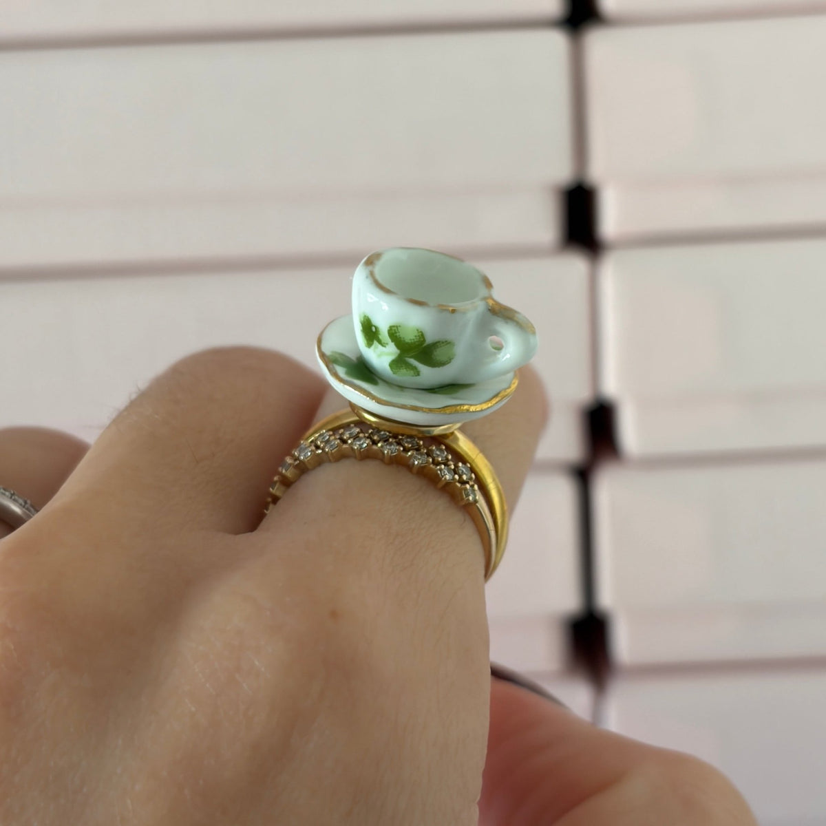 Clover Teacup Ring - Elisa Charms