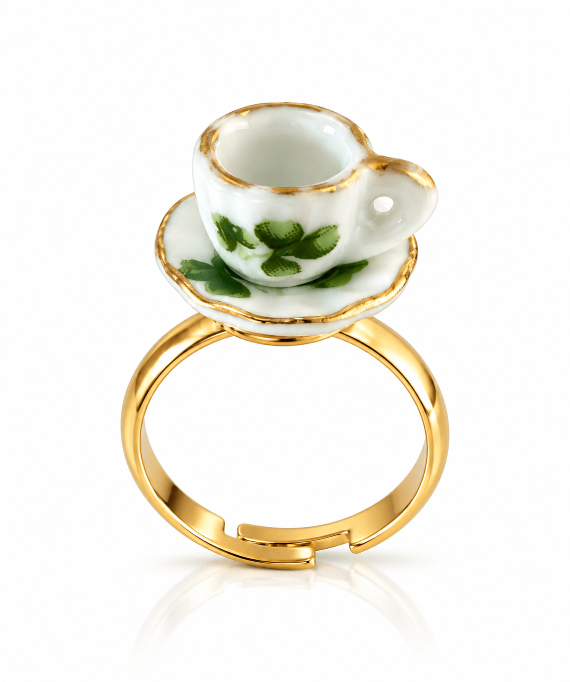 Clover Teacup Ring - Elisa Charms