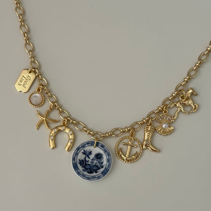 "Coastal Cowgirl" Charm Necklace - Elisa Charms