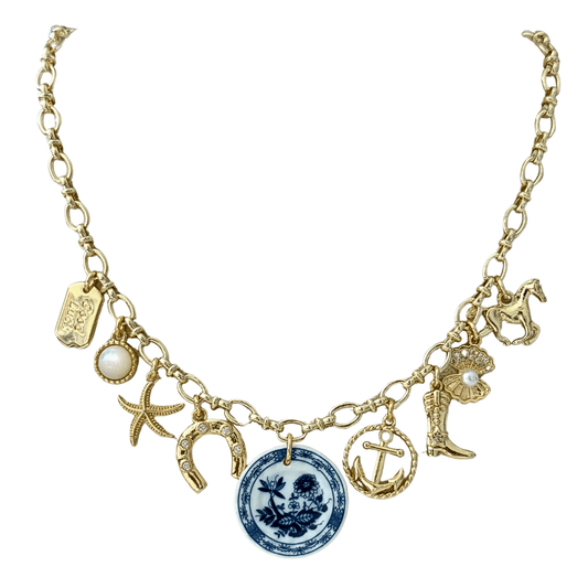 "Coastal Cowgirl" Charm Necklace - Elisa Charms