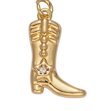 Cowgirl Boot Charm