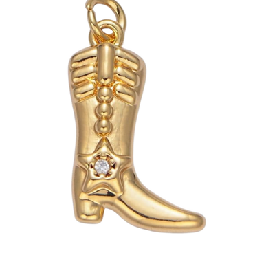 Cowgirl Boot Charm