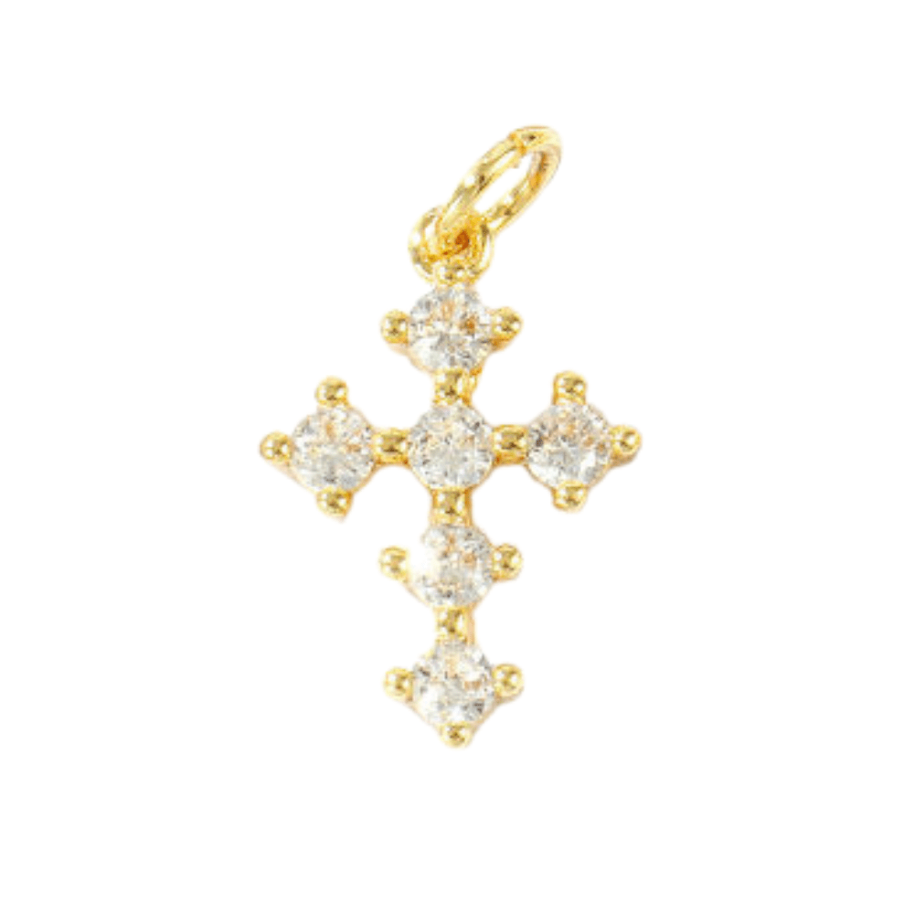 Crystal Cross Charm - Elisa Charms