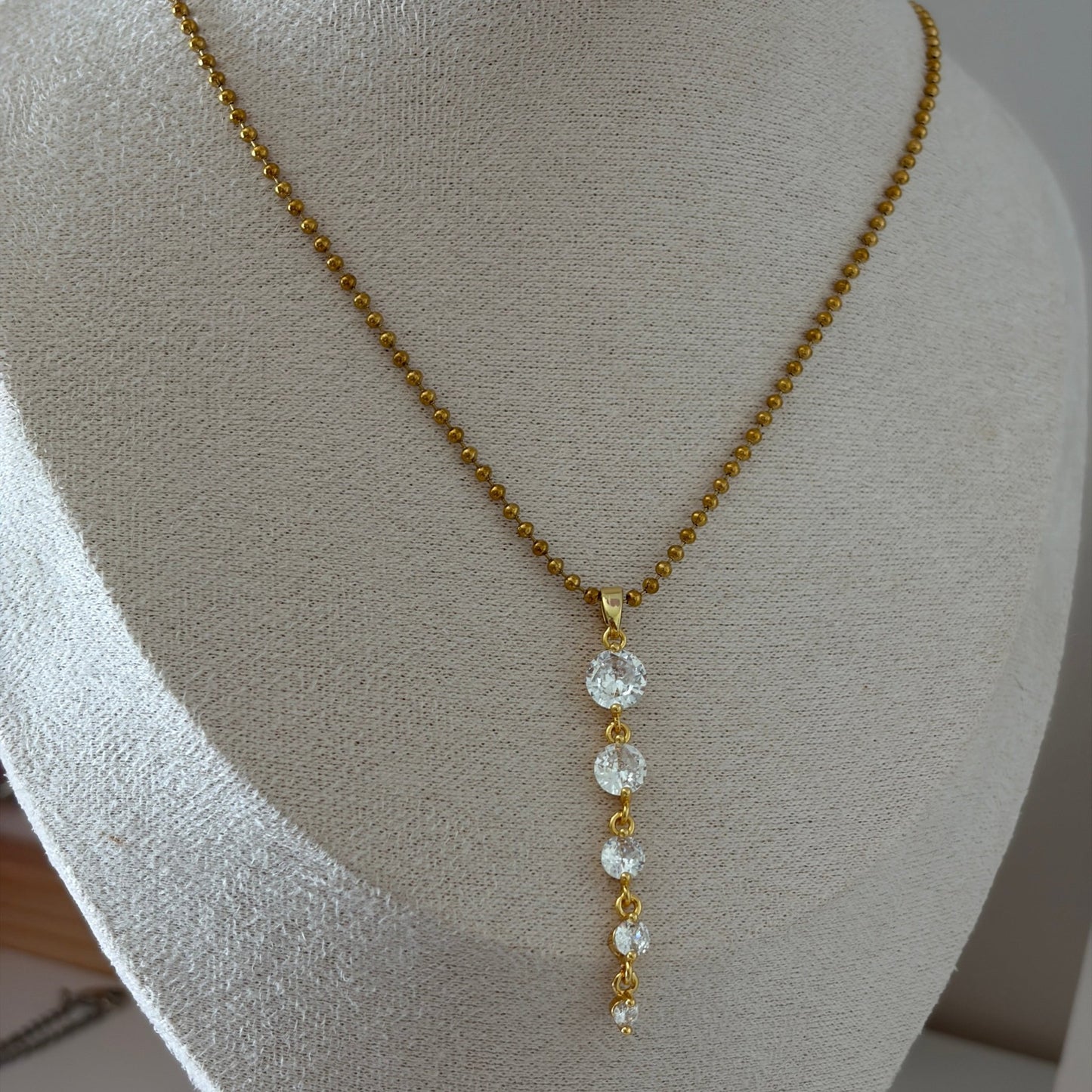 Crystal Pendant Necklace - Elisa Charms