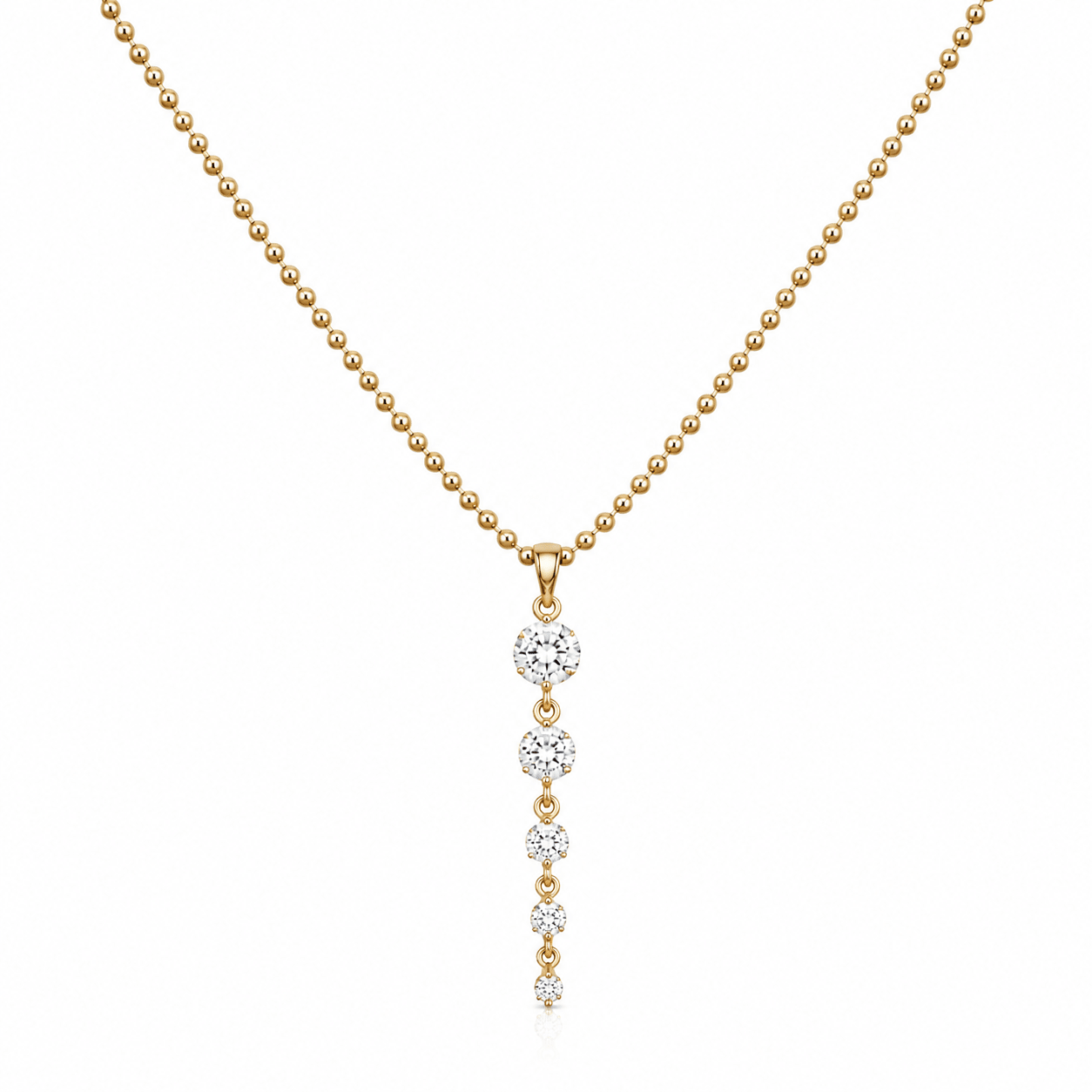 Crystal Pendant Necklace - Elisa Charms