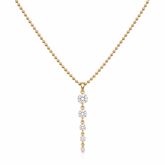 Crystal Pendant Necklace - Elisa Charms
