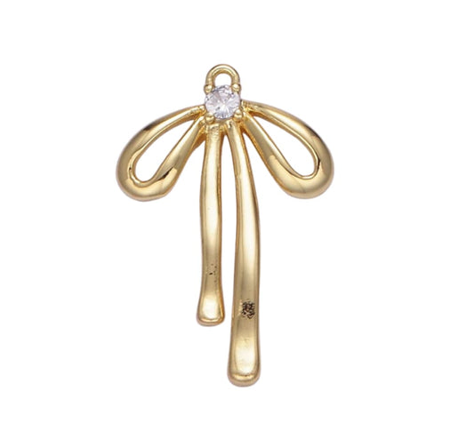 Dainty Bow Charm - Elisa Charms