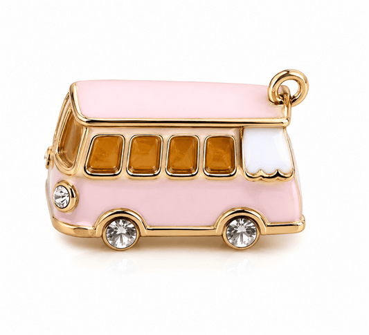 Enamel Bus Charm - Elisa Charms
