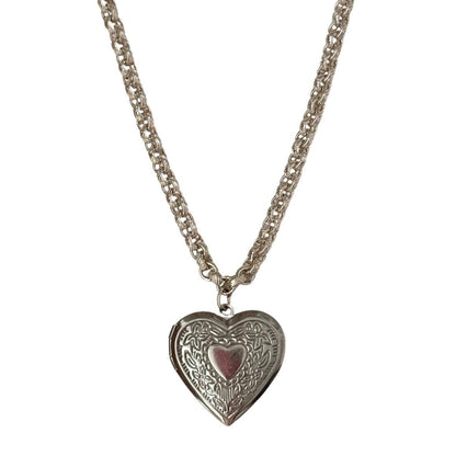Etoile Silver Locket Necklace - Elisa Charms