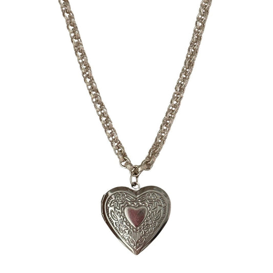 Etoile Silver Locket Necklace - Elisa Charms
