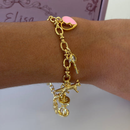 Evangeline's Fairytale Charm Bracelet - Elisa Charms