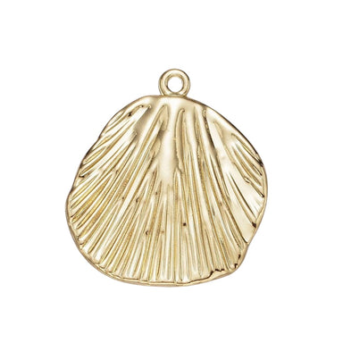 Hammered Shell Pendant