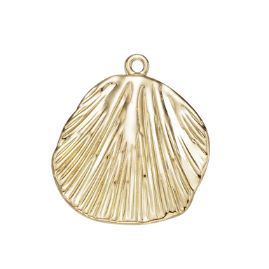 Hammered Shell Pendant