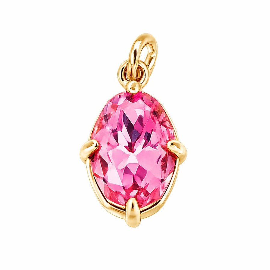 Hot Pink Gem Charm - Elisa Charms