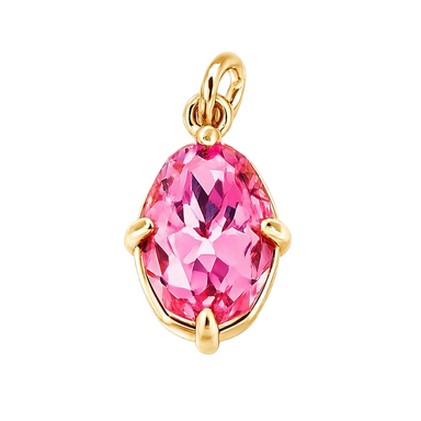 Hot Pink Gem Charm