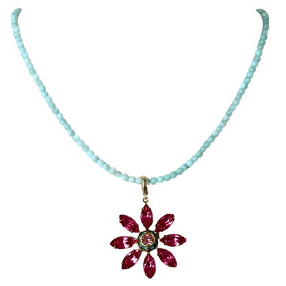 July Beaded Necklace - Elisa Charms