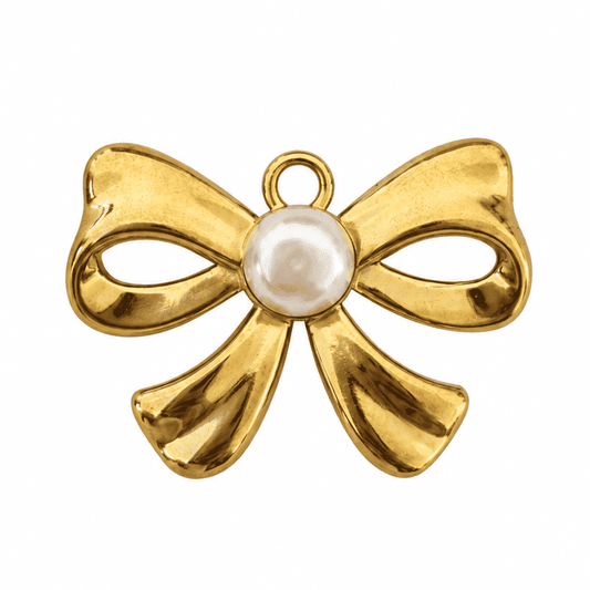 Lacey Bow Pendant - Elisa Charms