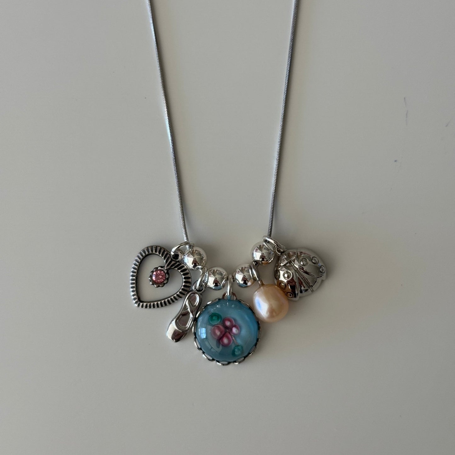 Lacey Charm Necklace - Elisa Charms