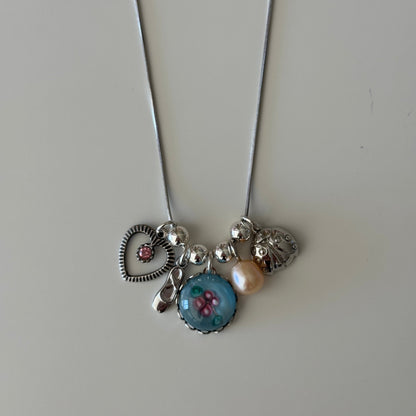 Lacey Charm Necklace - Elisa Charms