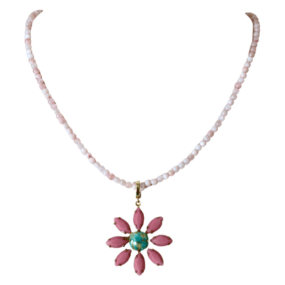 Lila Beaded Necklace - Elisa Charms
