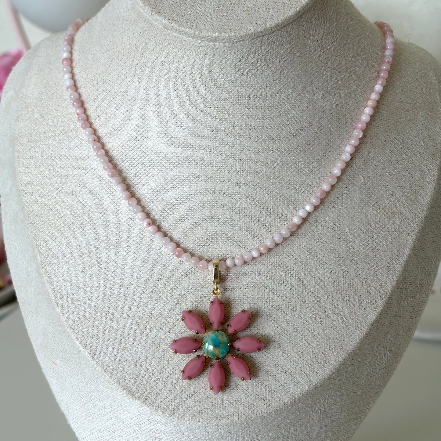 Lila Beaded Necklace - Elisa Charms
