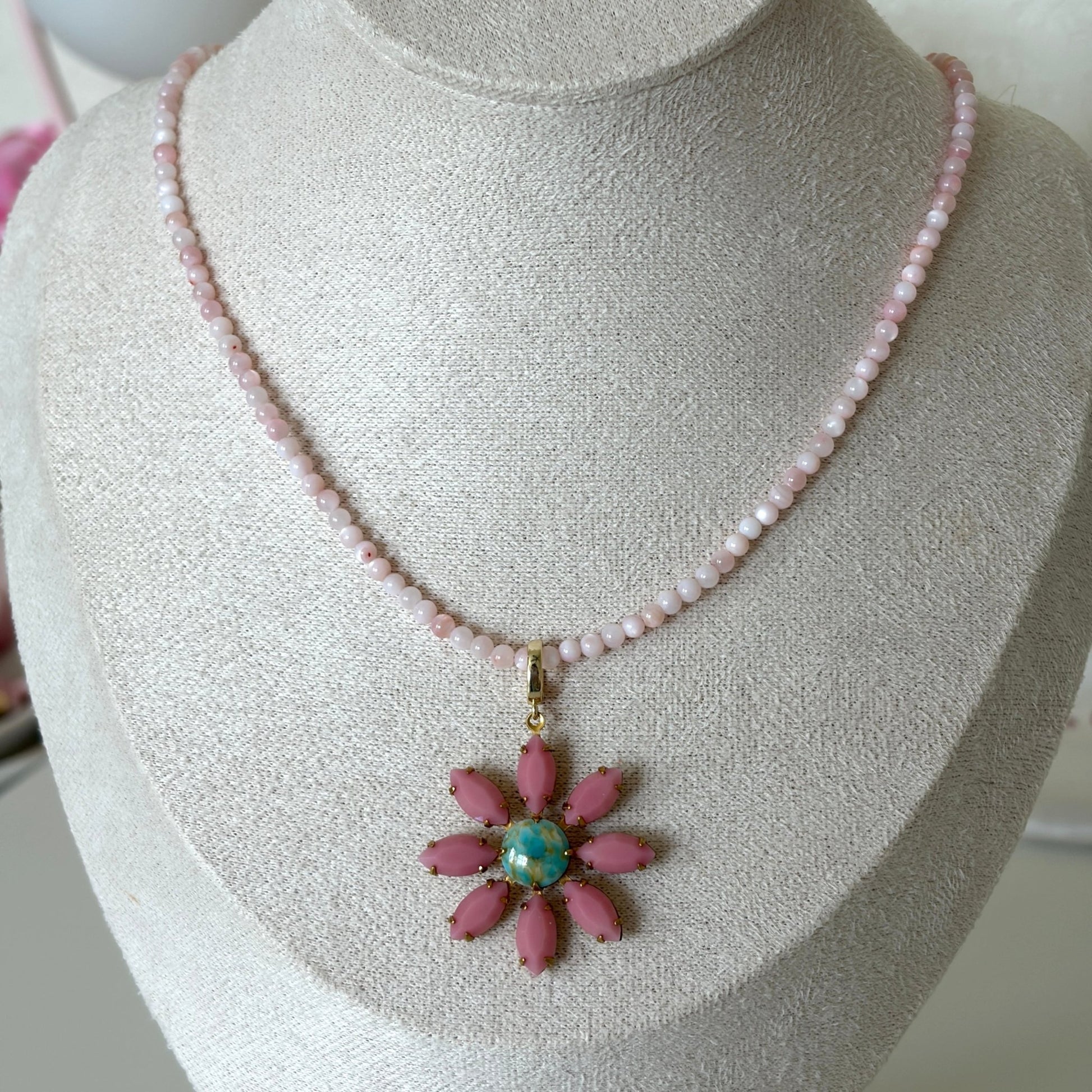 Lila Beaded Necklace - Elisa Charms