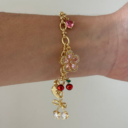 Lola Charm Bracelet - Elisa Charms