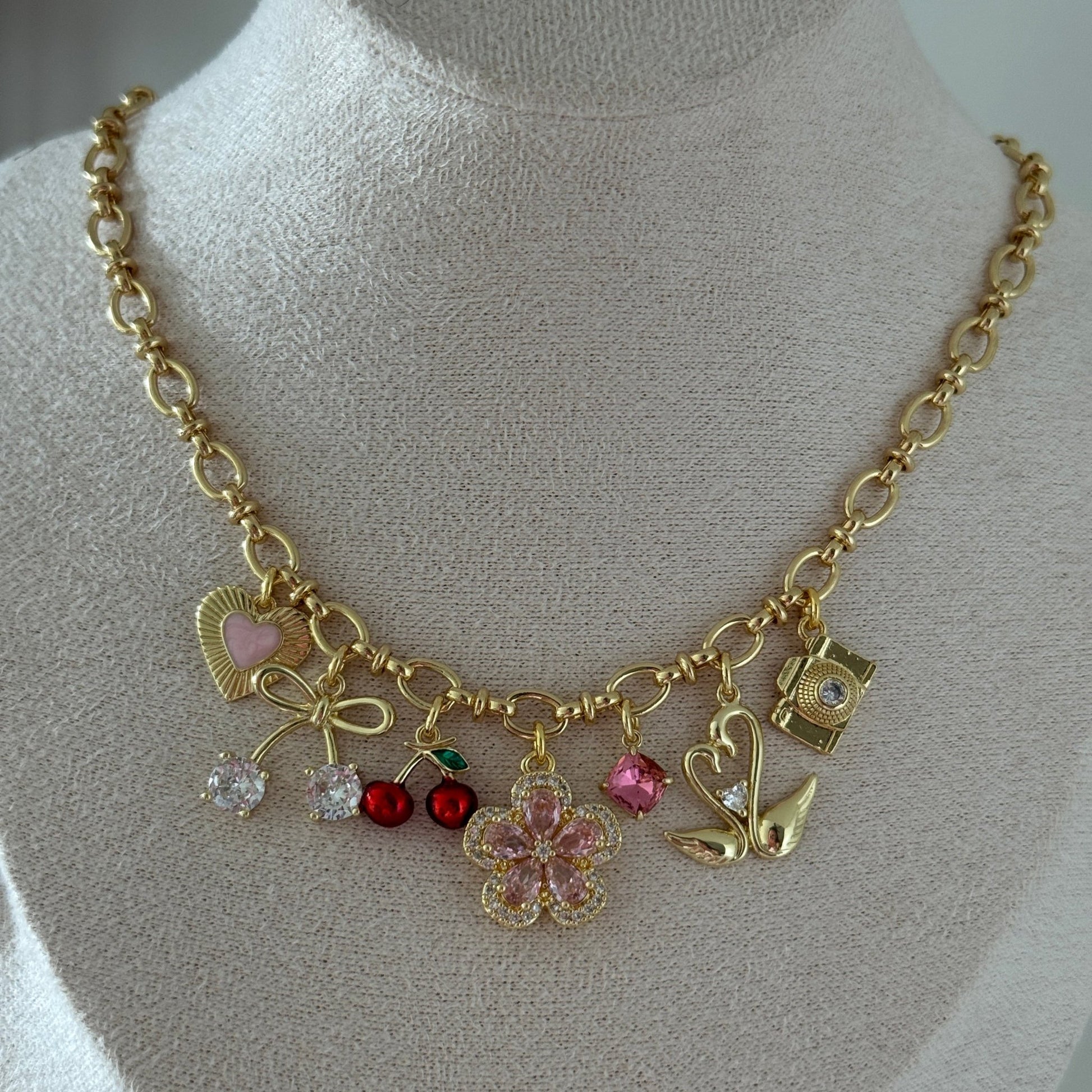Lola Charm Necklace - Elisa Charms